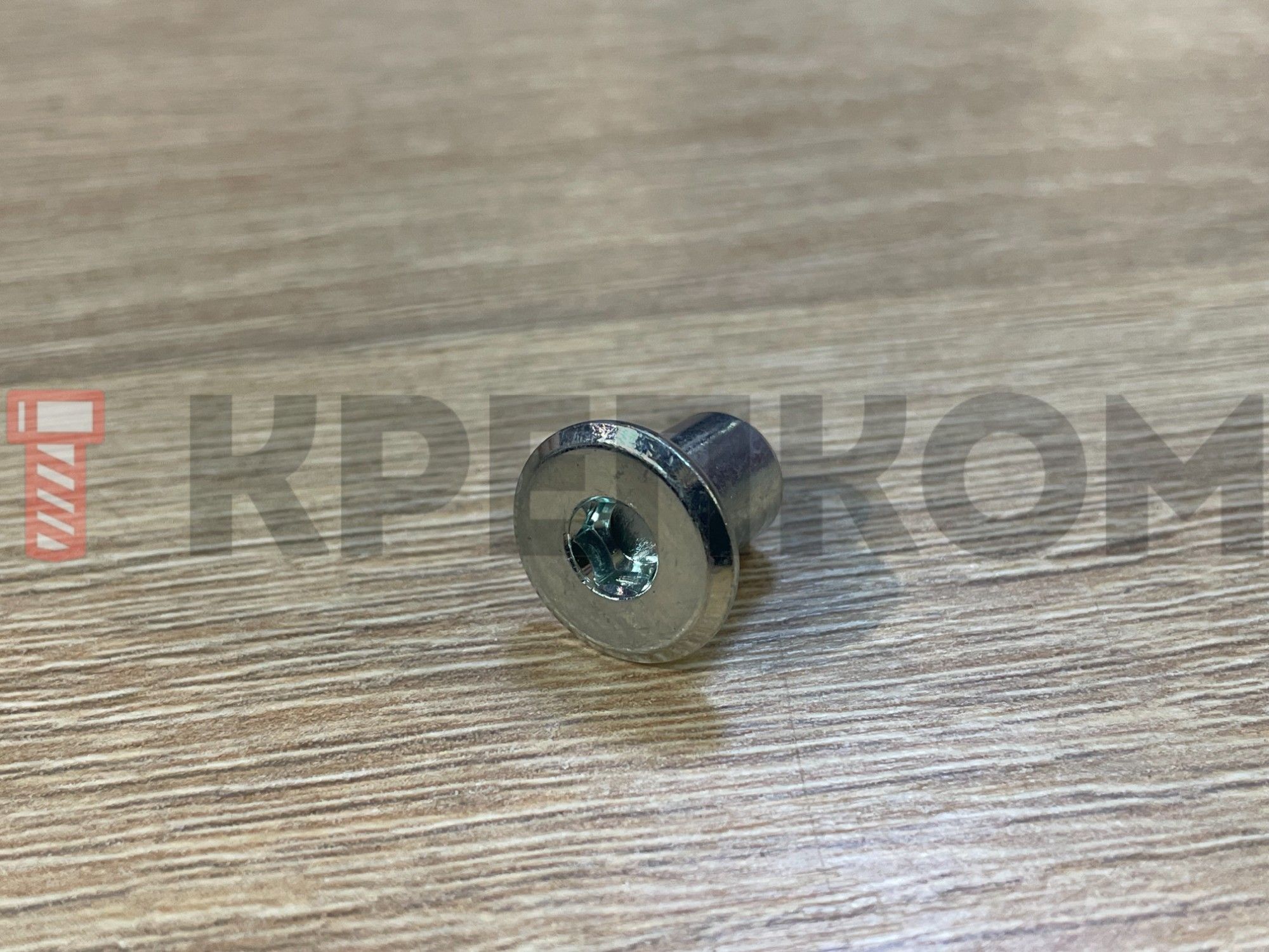 Гайка Эриксона вн/ш плоск. M 6 x 12 x 15 563 A0 оцинк - фото