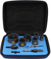 Набор коронок Bi-metall 22 - 68 мм зубья HSSE-Co8 4 - 6 TPI Ultra SC 3831R, 10 предметов