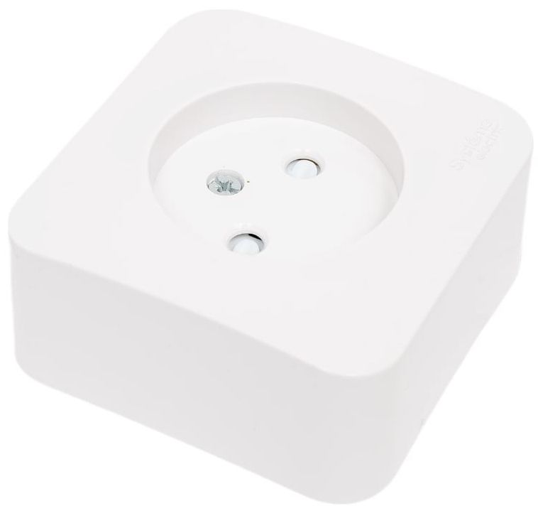 Розетка белая 1-м. СП 16А IP20 250В без заземления Blanca Systeme Electric SE BLNRA001111 - фото