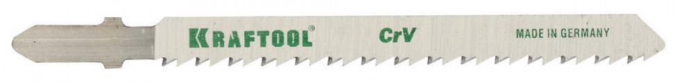 Полотно по дереву для лобзика 100/75 мм, чистый рез, T101B Kraftool 159511-2.5-S5, хромованадиевая сталь, 5 шт - фото