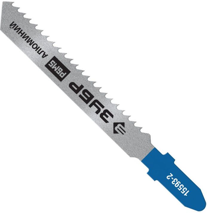 Полотна по металлу T118B для электролобзика 50х2 мм ЗУБР 15593-2_z02, сталь Р6М5, 2 шт - фото