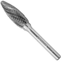 Борфреза твердосплавная с X-образной насечкой H (FLH) ВК8 РИ