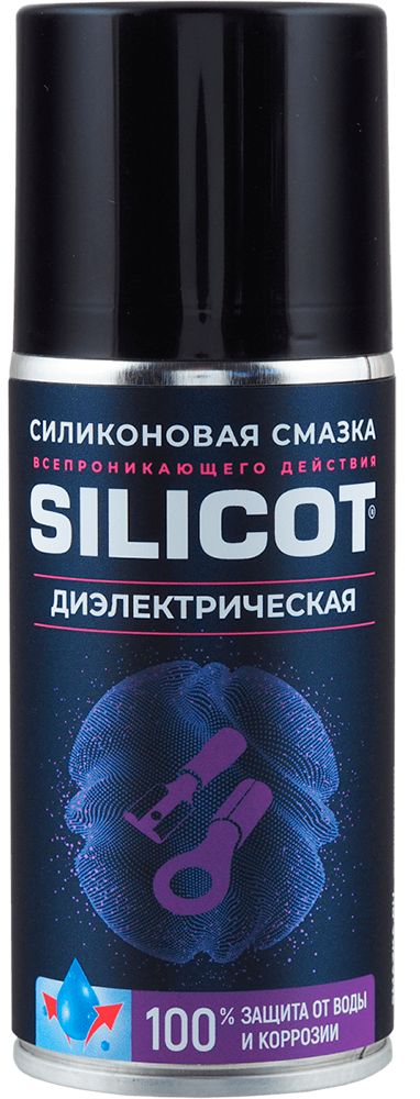 Смазка-спрей диэлектрическая Silicot Spray ВМПАВТО 2707, 210 мл флакон аэрозоль - фото