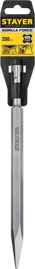 Зубило пикообразное 250 мм SDS-Plus Gorilla Force Stayer Prof 29351-00-250_z02, сталь 40Х - фото