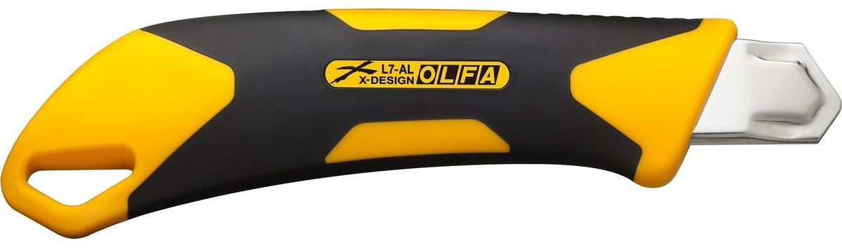 Нож с автофиксатором 18 мм OLFA OL-L7-AL - фото