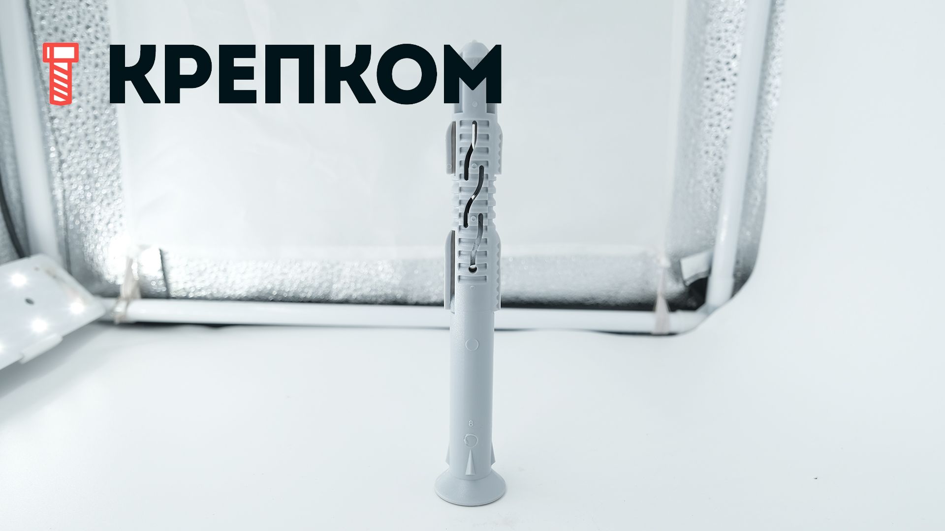 Дюбель рамный потай 14х140 мм, нейлон - фото