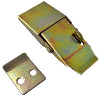 Замок-защелка лягушка с ушком L=100 B239, цинк