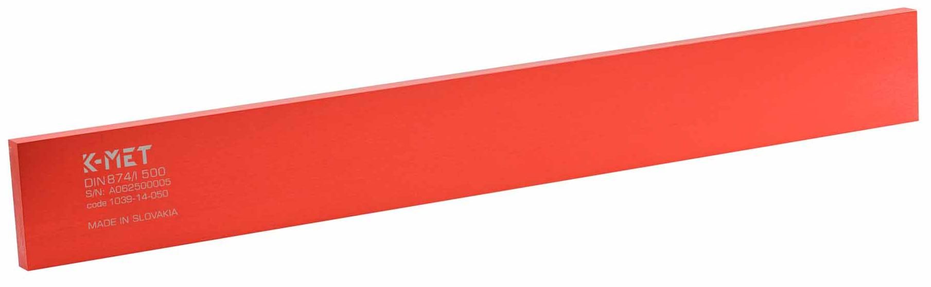 Линейка поверочная ШП-500х60х12 мм класс 1 DIN 874 Kinex 1039-14-050, алюминий - фото