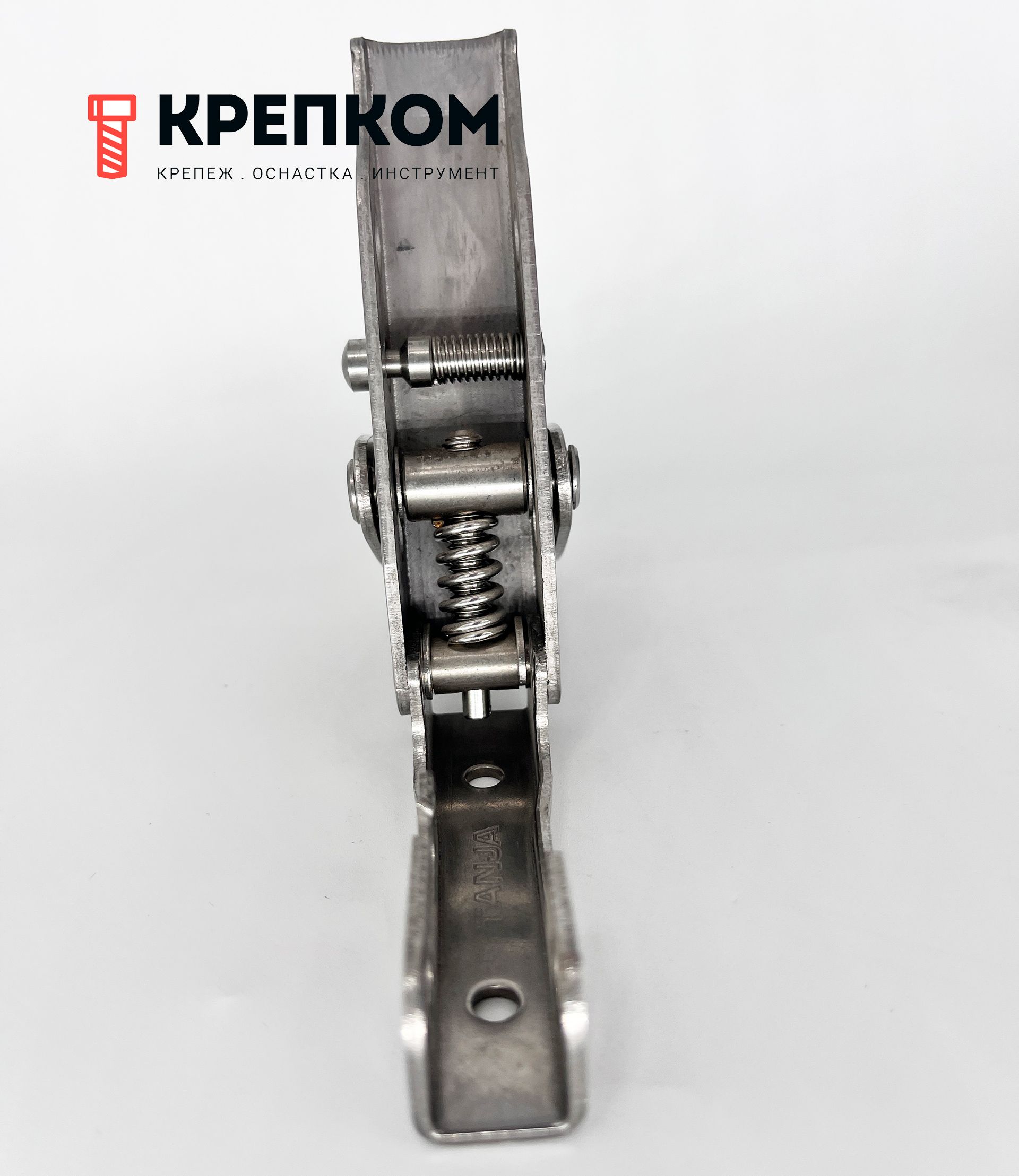 Защелка с блокировочным механизмом L=125 B210C-2, нержавеющая сталь А2 - фото