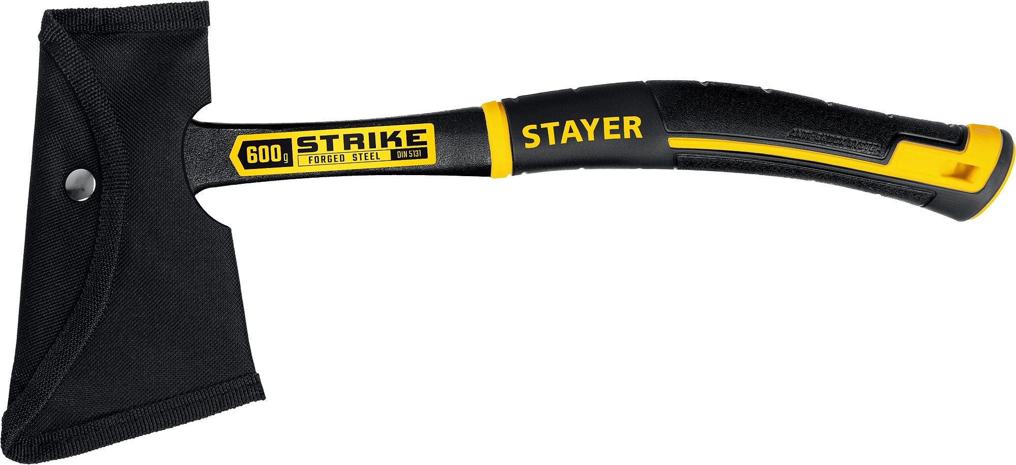 Топор кованный цельнометаллический 0,6 кг Stayer Prof Strike 2065-06_z01 - фото