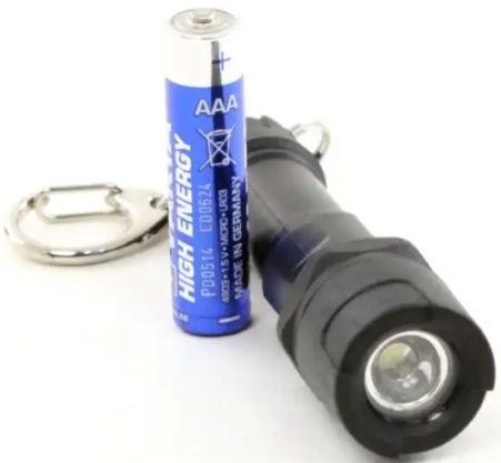 Фонарь светодиодный ручной суперударопрочный 1AAA Varta Indestructible Key Chain 16701101421 - фото