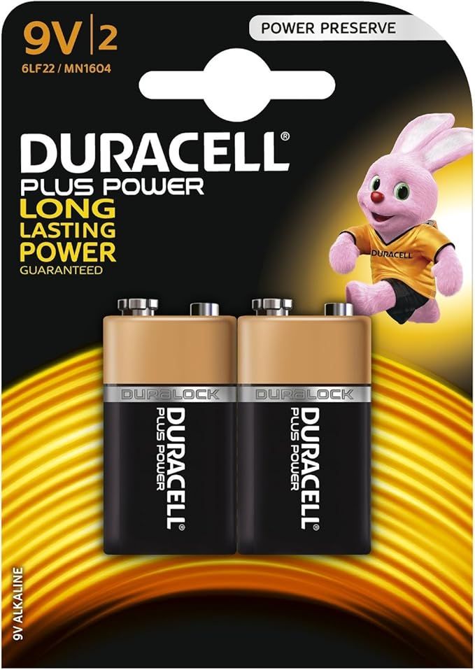 Изображение товара Батарейка Duracell 6LF22 9V щелочная, 2 шт, надежный источник питания