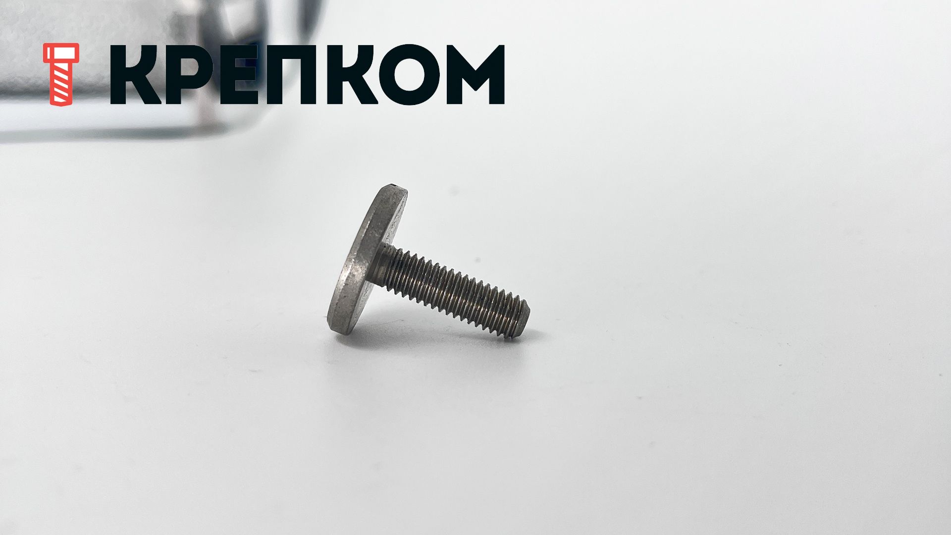 Винт с увеличенной плоской головкой и прямым шлицем DIN 921, нержавеющая сталь А1 - фото