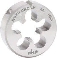 Плашка 5/8"-11 HSS DIN EN 22568 NKP 323226N, левая дюймовая резьба UNC