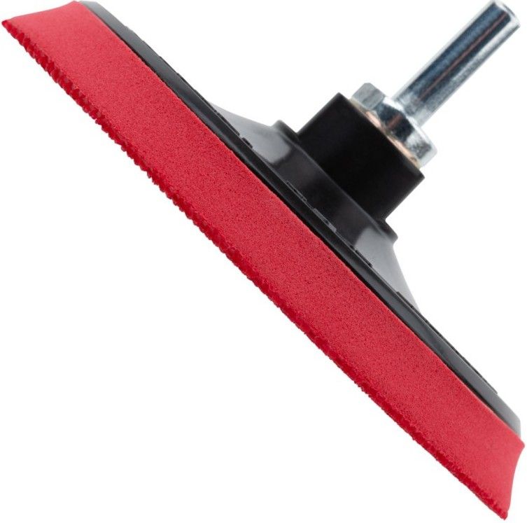 Тарелка опорная 125 мм с липучкой М14 для УШМ под АГШК с переходником FIT 39623 - фото