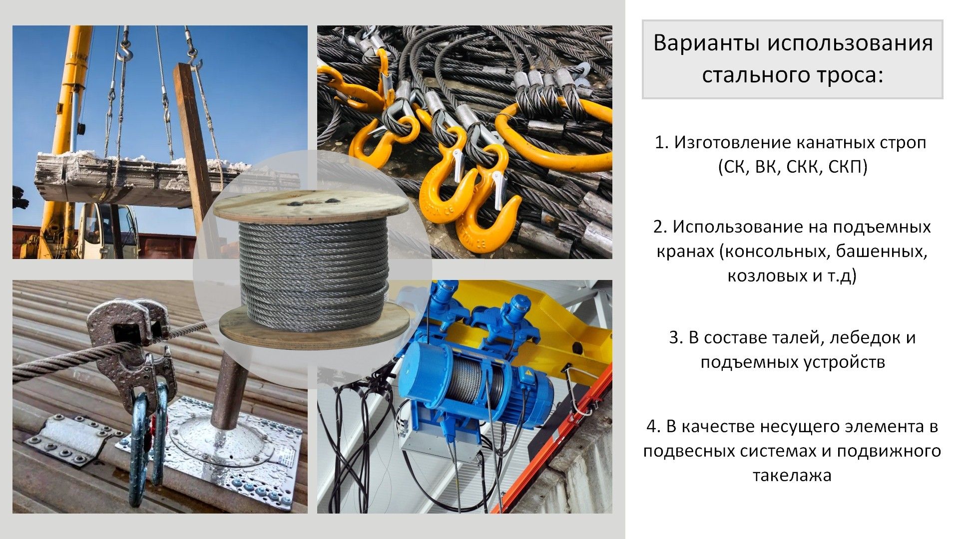 Канат стальной 9 мм ГОСТ 7668-80 6х36 - фото