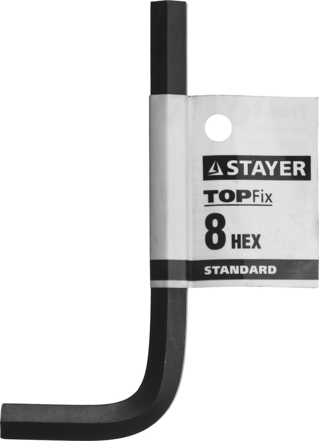 Изображение товара Ключ имбусовый шестигранный Hex 8 мм Stayer Standart 27405-8, инструментальная сталь
