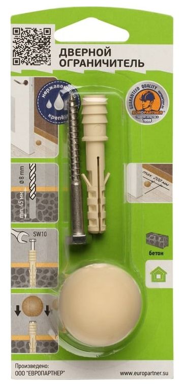 Изображение товара Комплект дверного ограничителя из сосны TSM Европартнер 35 мм