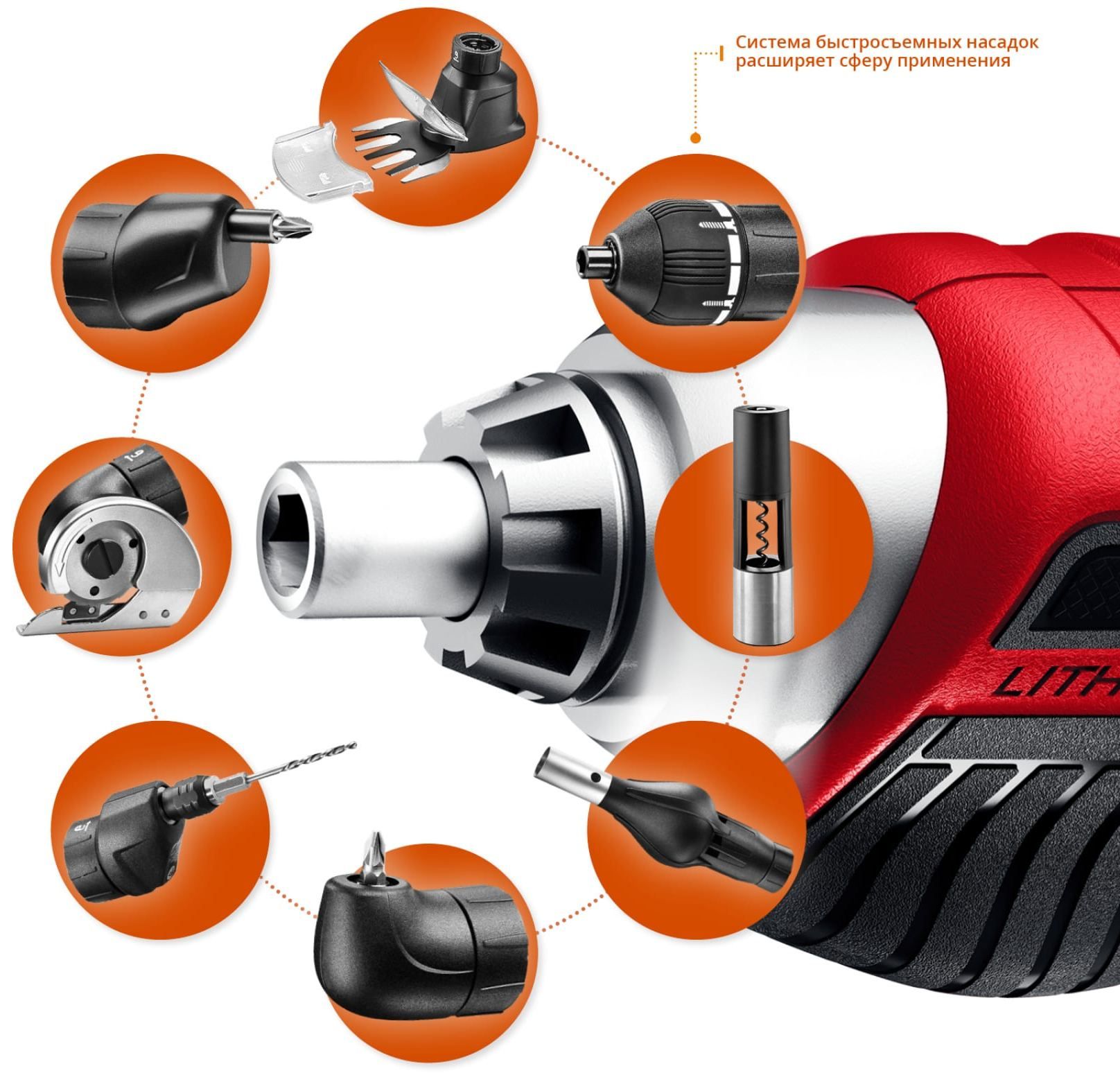 Отвертка аккумуляторная ЗУБР Мастер ViX ЗО-Е-3.6 Ли, в коробке - фото