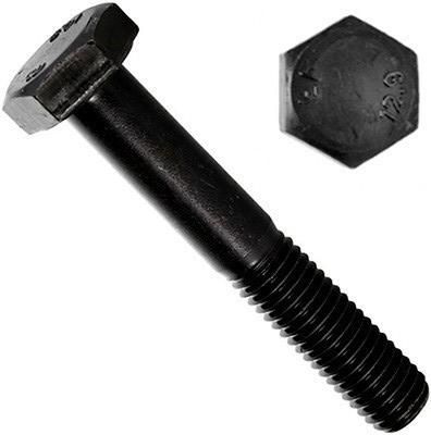 Болт М14х170 DIN 931, высокопрочный 12.9, оксидированный - фото