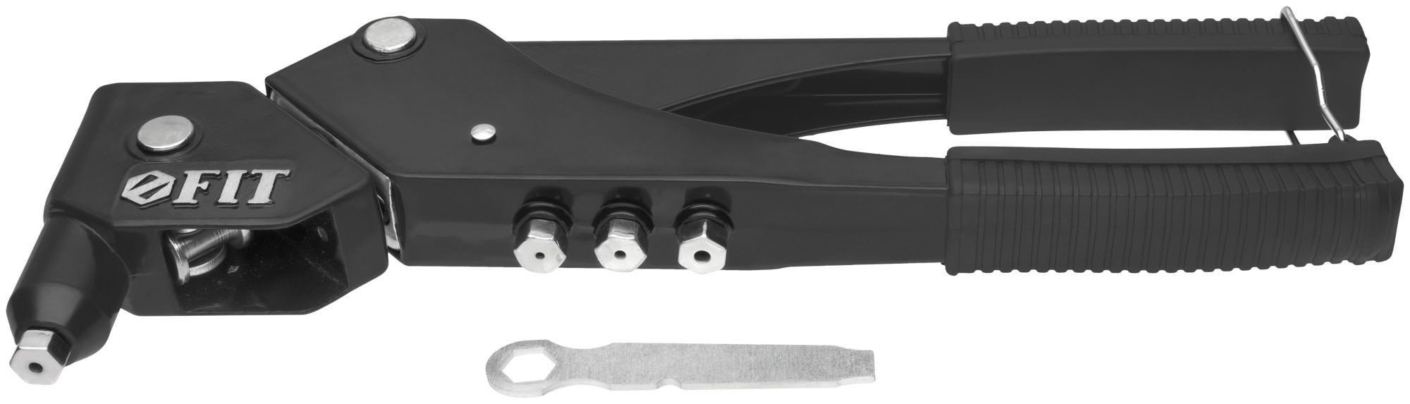 Заклепочник ручной вытяжной поворотный (2.4-4.8 мм) 280 мм, FIT 32035 - фото