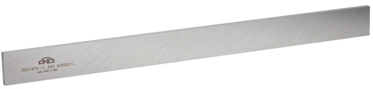 Линейка поверочная ШП-500х40х8 мм DIN 874 класс 1 INOX Kinex, нержавеющая сталь - фото
