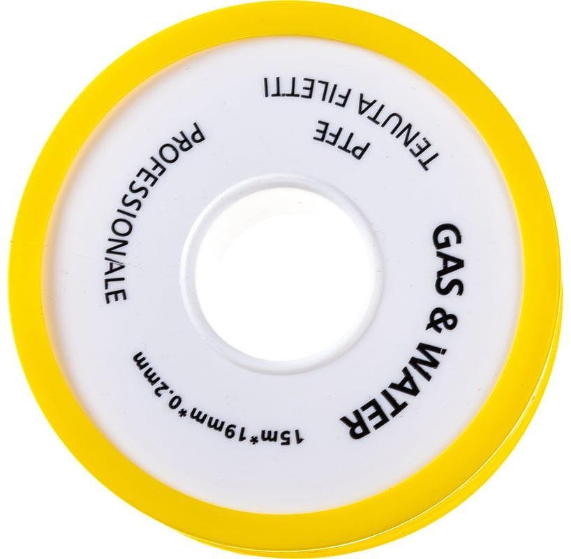 Фум-лента 19 мм х 15 м х 0,2 мм Terma Gas & Water Pro 10042 93042 - фото