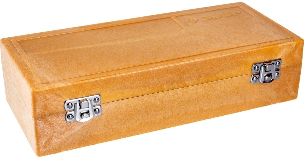 Набор для резьбы по дереву ЗУБР 18377-H23, сталь У8А, 23 предмета в кейсе - фото