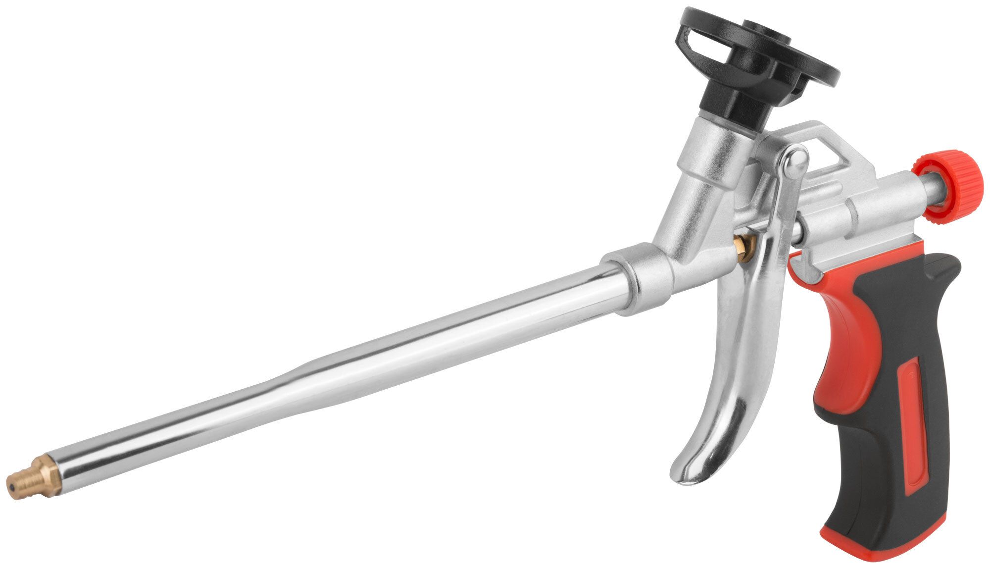 Пистолет для монтажной пены, прорезиненная ручка, тефлоновое покрытие клапана FIT 14275 - фото