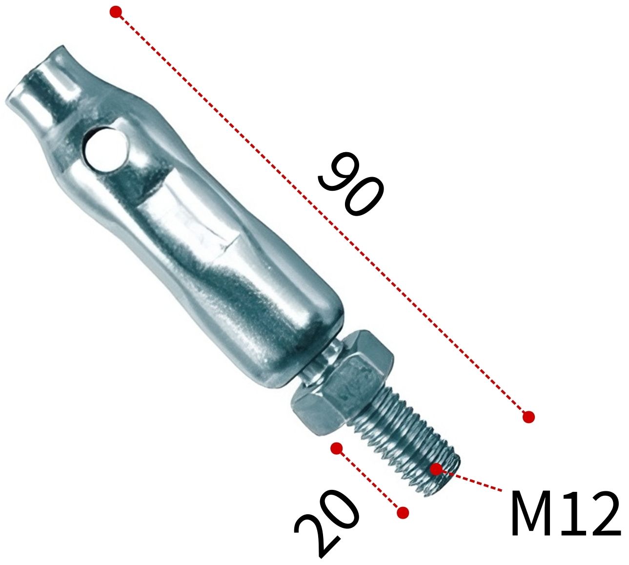 Маятниковый подвес для трубопроводов PDH M12 Fischer 064037 - фото
