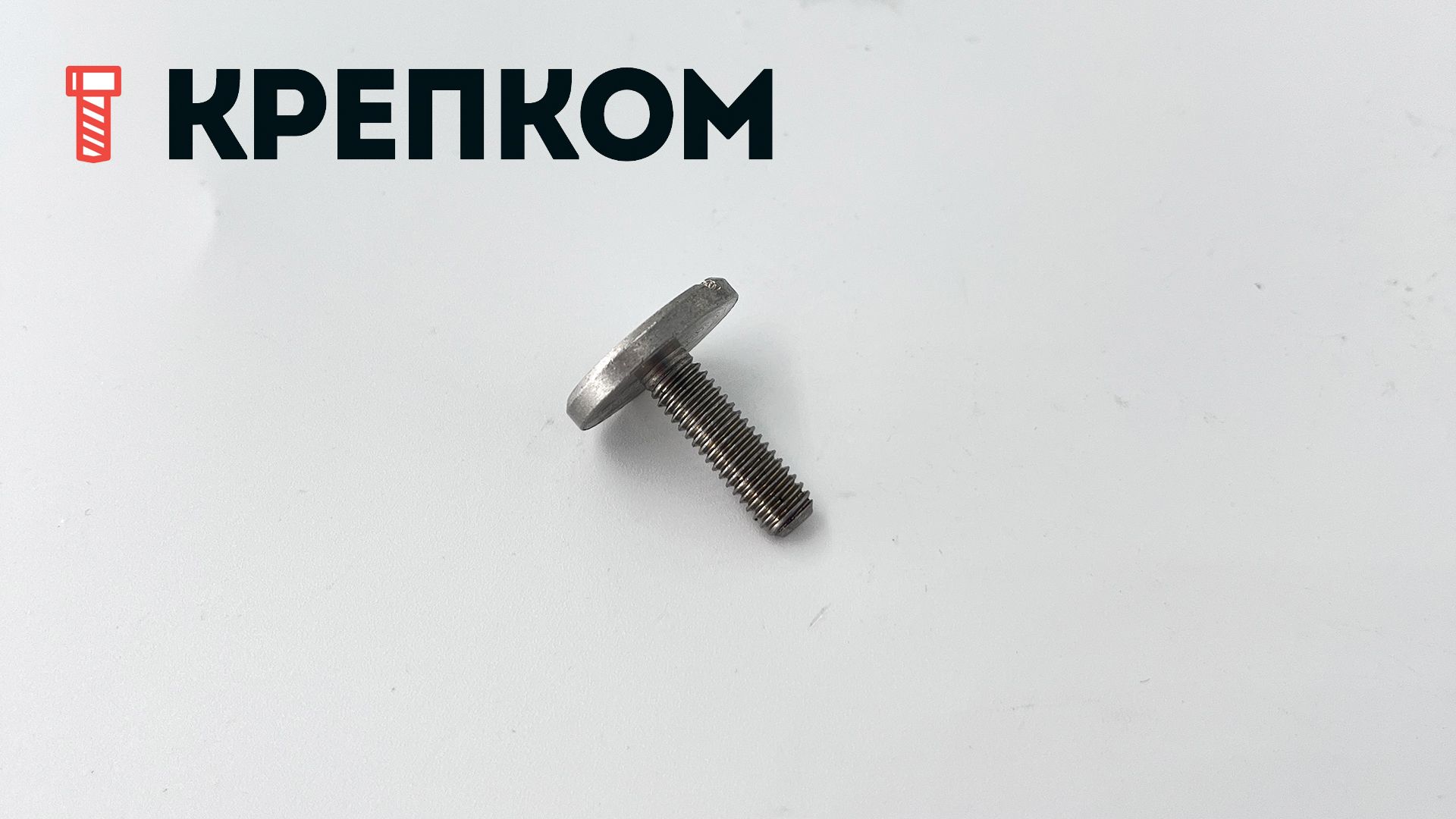 Винт с увеличенной плоской головкой и прямым шлицем DIN 921, нержавеющая сталь А1 - фото