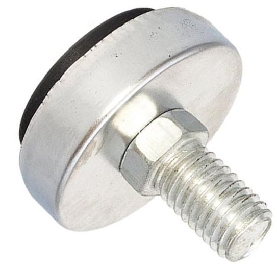 Ножка мебельная М10, хром - фото