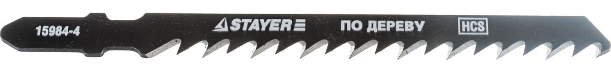 Набор полотен для лобзика №1 по дереву Super Stayer 15980-H5-1, 5 шт - фото