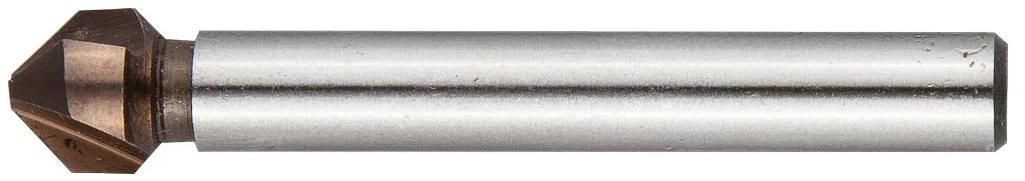 Зенкер конусный по металлу, 3 кромки, 90° Р6М5 ЗУБР PROF, кобальтовое покрытие - фото