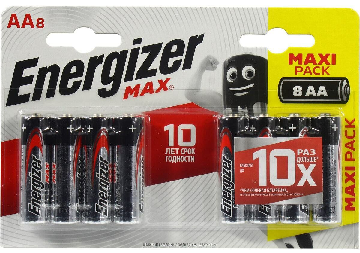 Батарейки Energizer MAX LR6 (AA) - фото