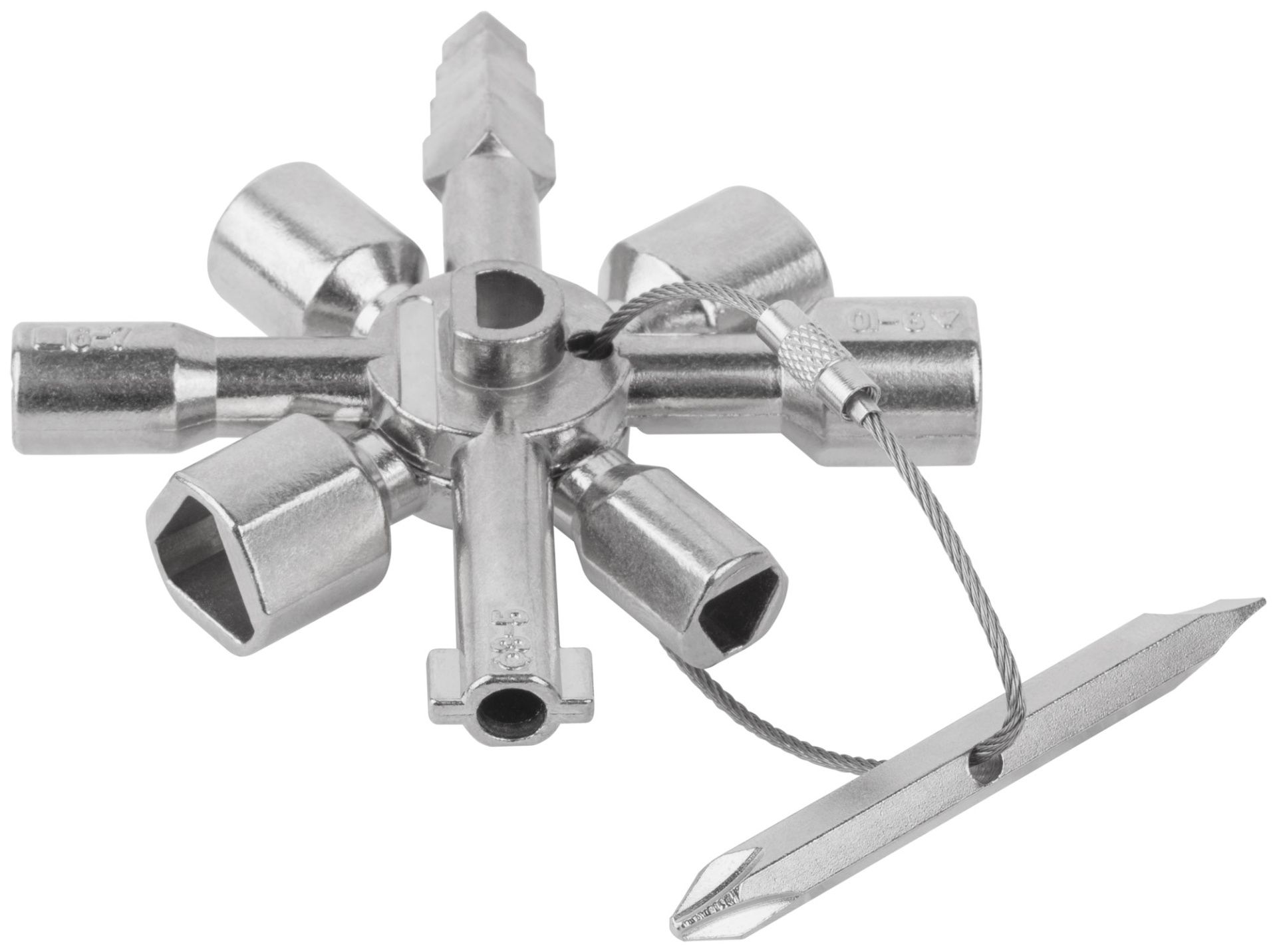 Ключ универсальный для электрошкафов 10-в-1 FIT 60110 - фото