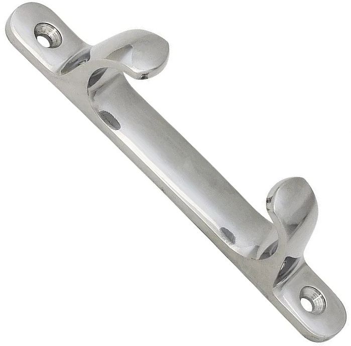 Полуклюз прямой 155 мм 8220, нержавеющая сталь A4 - фото