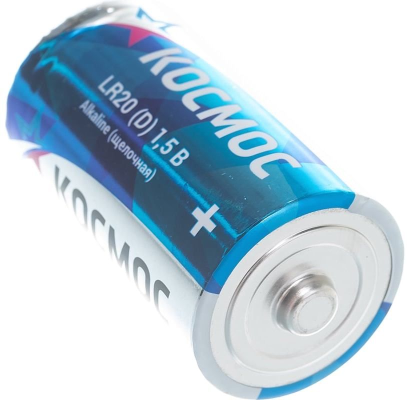 Батарейка щелочная LR20/ 373 / D 1,5 В Космос 99105 - фото