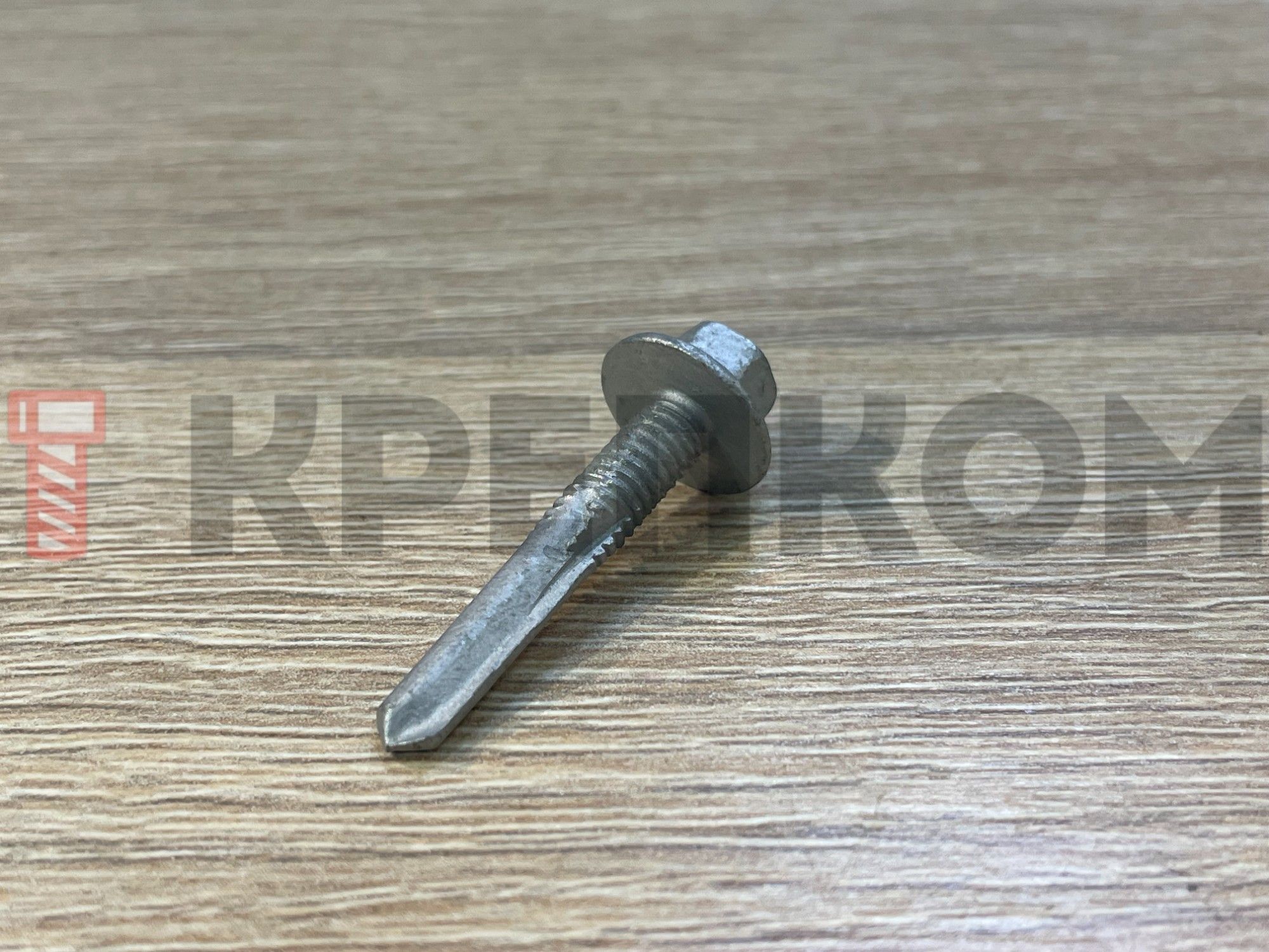 Саморезы с шестигранной головкой и прессшайбой HARPOON HW5-R для профлиста, до 12,5 мм, углеродистая сталь SAE 1022 - фото