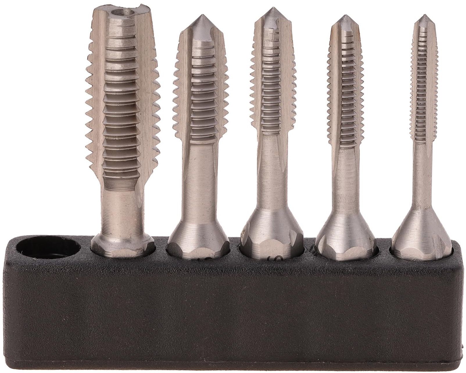 Набор метчиков M3-M8 HSS Bucovice 948100, шестигранный хвостовик, 5 предметов - фото