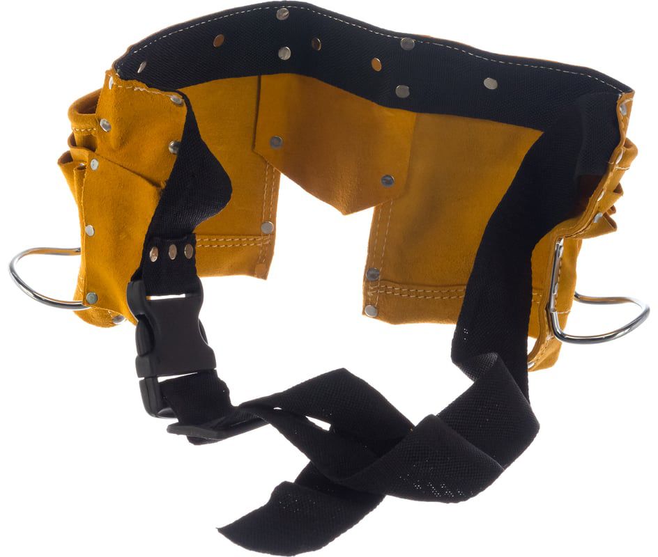 Пояс для инструментов 2 скобы 10 карманов Stayer 38510 - фото