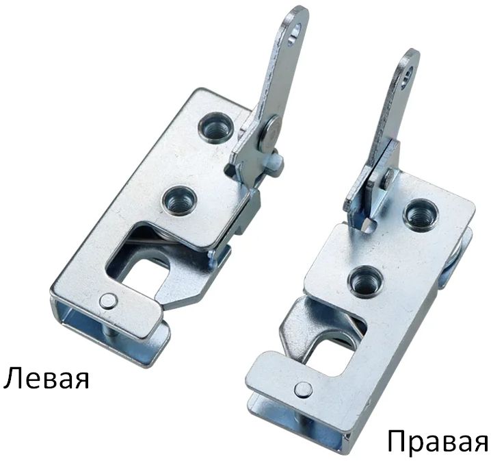 Скрытый замок L=69 мм FT12-R, правый, оцинкованная сталь - фото