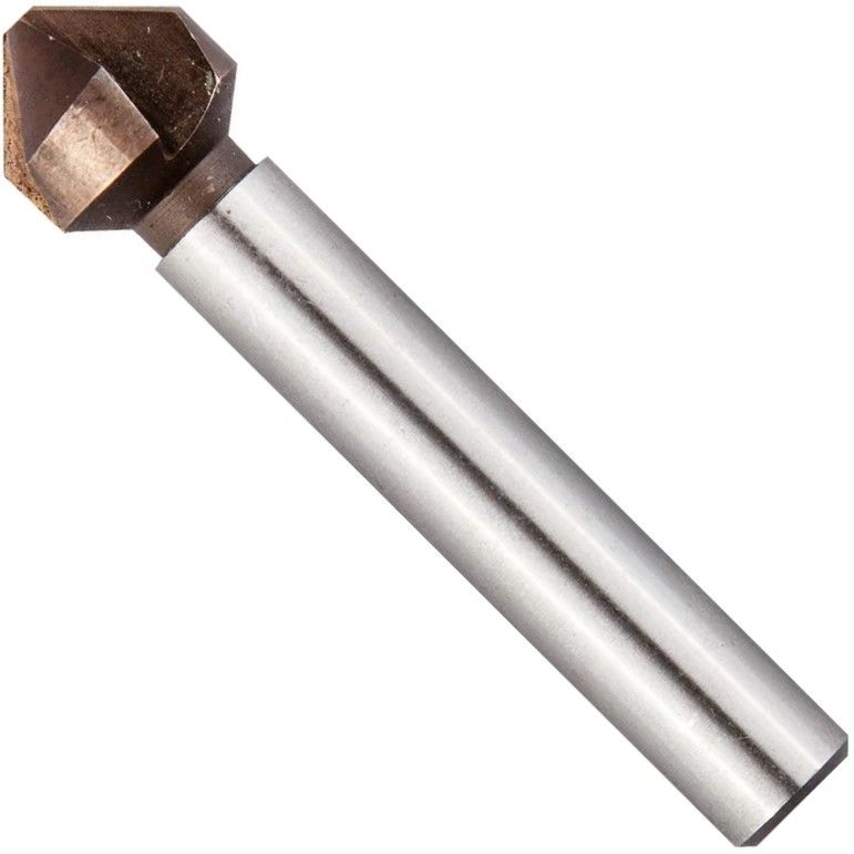 Зенкер конусный по металлу, 3 кромки, 90° Р6М5 ЗУБР PROF, кобальтовое покрытие - фото