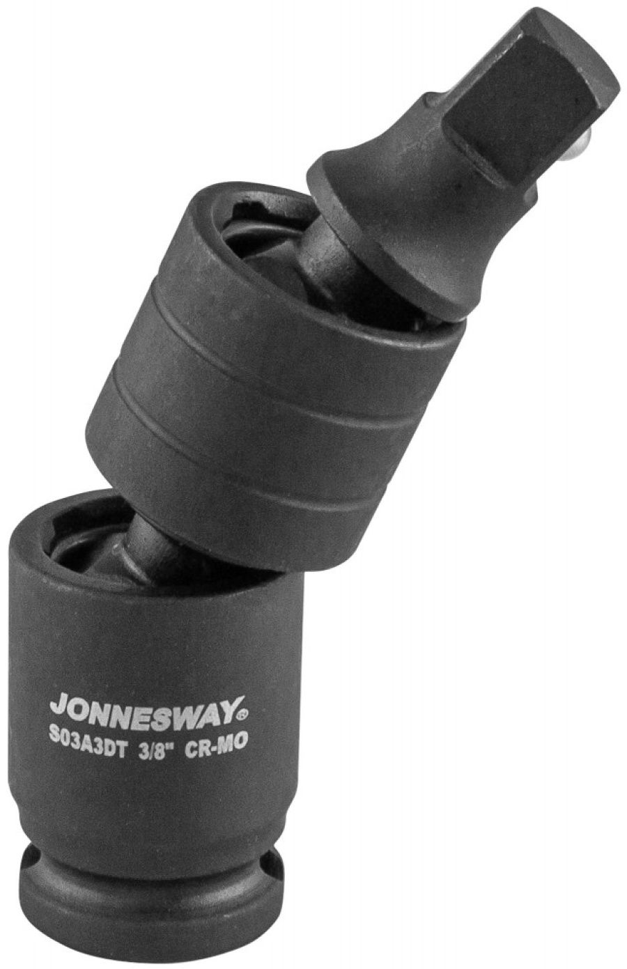 Шарнир карданный ударный трехсекционный 3/8"DR, Jonnesway S03A3DT - фото