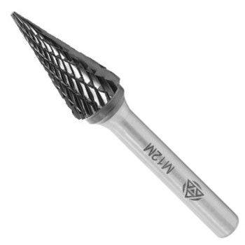 Изображение товара Бородовая твердосплавная борфреза 12x25x65 форма M ВК8 Волжский Инструмент