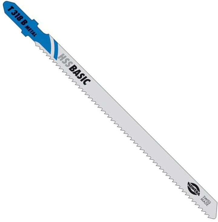 Пилка по металлу для электролобзика T318B Hawera F00Y240534, сталь HSS, 5 шт - фото