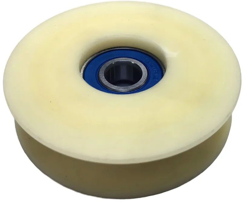 Ролик капролоновый с подшипником - фото