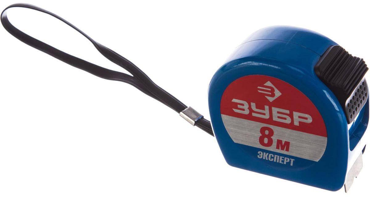 Рулетка ударопрочная Alu+ 8 м х 25 мм Эксперт ЗУБР 34058-08-25 - фото
