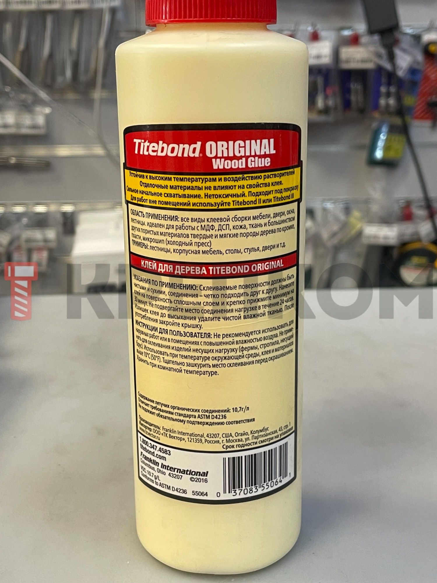 Клей столярный Titebond Original Wood Glue, 473 мл - фото