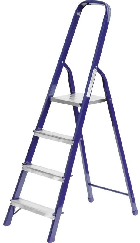 Стремянка 4 ступени, 82 см СИБИН 38803-04, сталь - фото